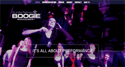 Desktop Screenshot of boogiemanagement.co.uk